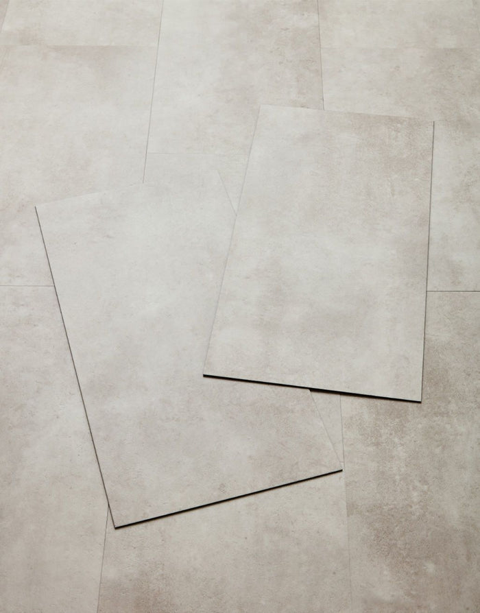 Serenity Silver Moon Rectangle LVT Tile | Stone-Effect Vinyl Flooring