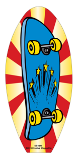 Large Notepad - Skateboard - Creative Shapes Etc.