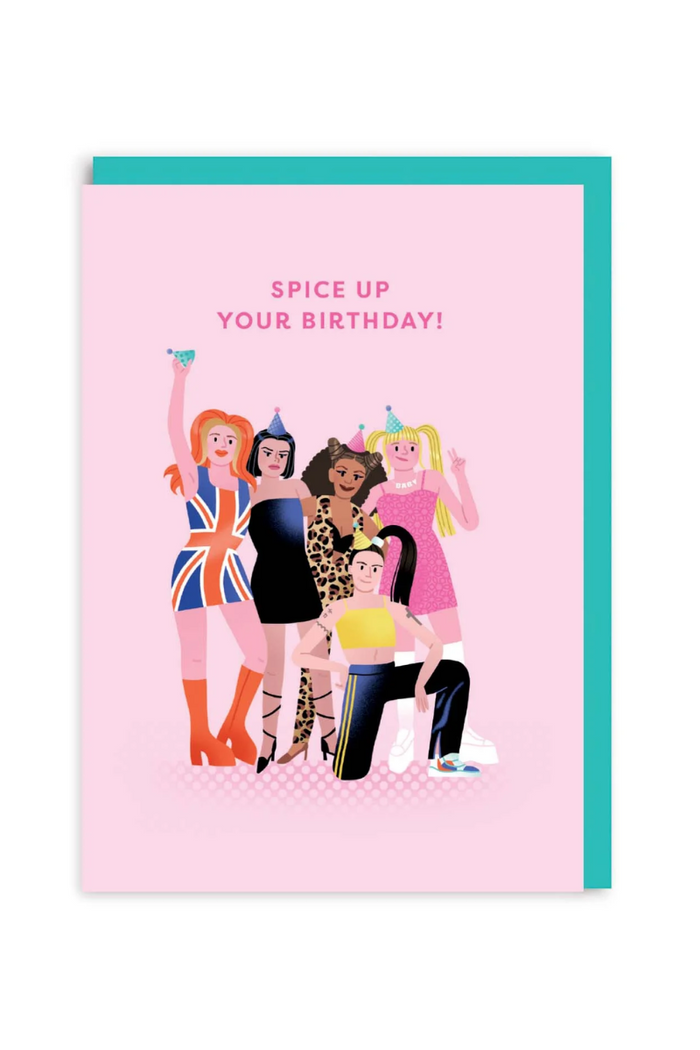 Spice Girls Birthday Card