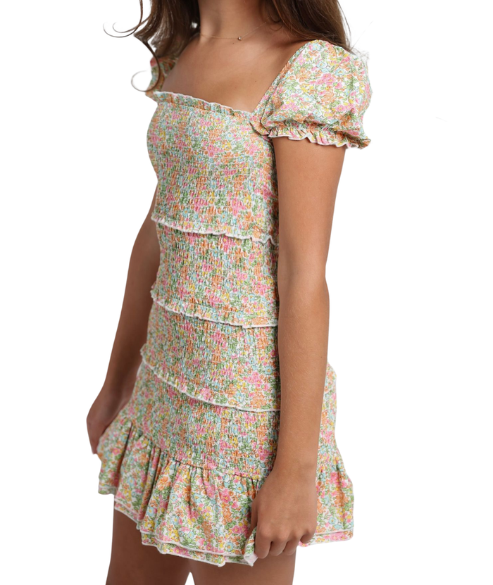 Summer Loving Girls Milou Dress Garden Sorbet Distressed/seasonal girls Summer Loving