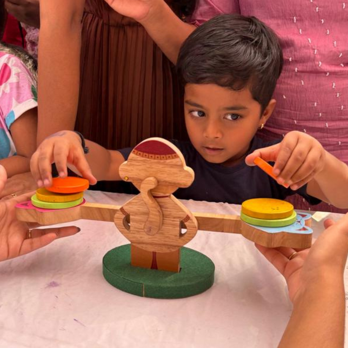 Taali Chalak Bandar- Balancing Toy Set (6 Months+)