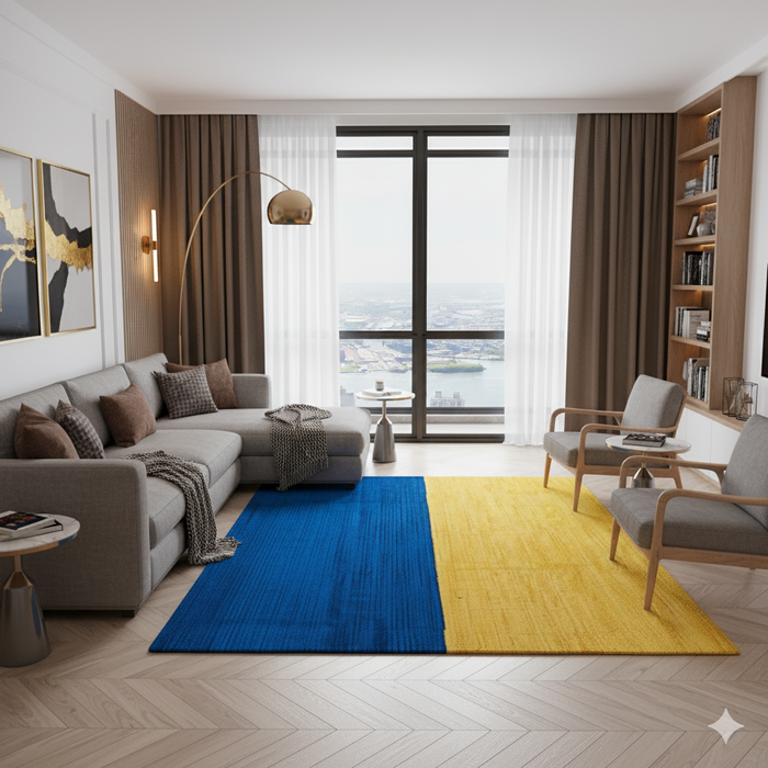 Ukraine Peace Area Rug