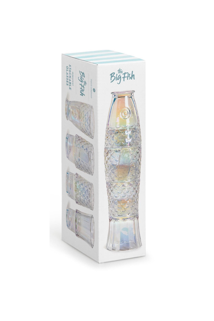 Under The Sea Stackable Fish Glasses