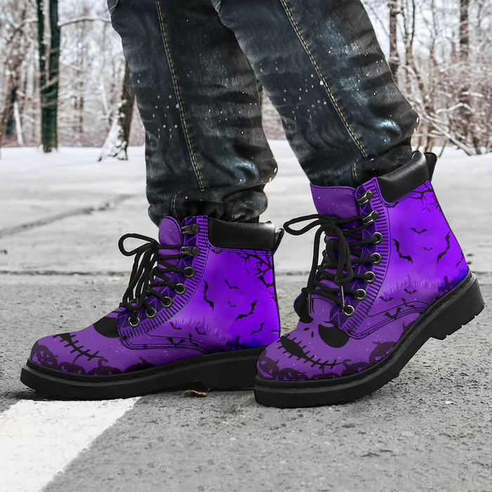 Womens Spooky Halloween Martin Boots
