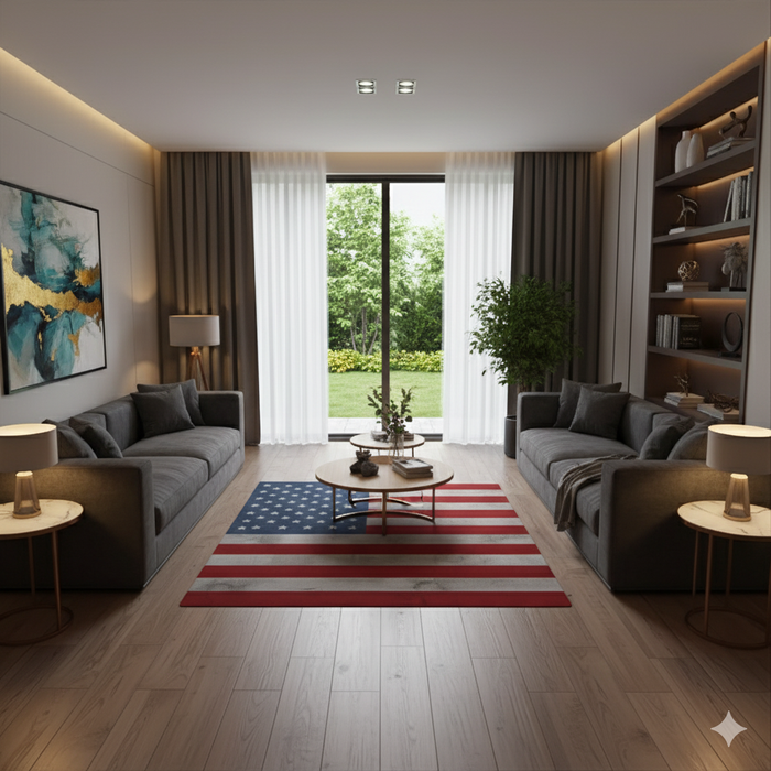 World Flags Area Rug