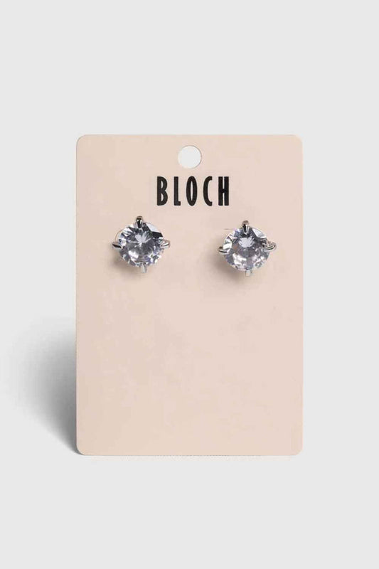 12mm Crystal Stud Earrings