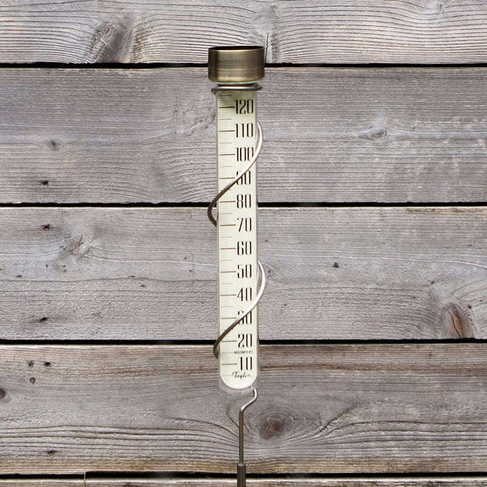 27" Tall Glass Rain Gauge