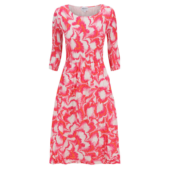 3/4 Sleeve Smash Pocket Dress - Prints