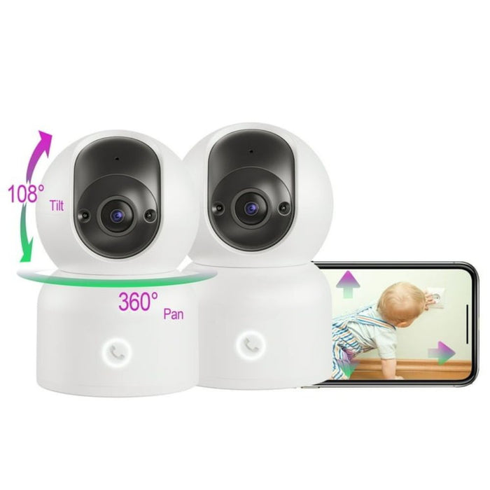 360-Degree Indoor Pan Tilt Zoom Home PTZ Camera