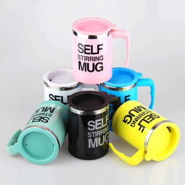400ml Automatic Self Stirring Stainless Steel Coffee Mugs