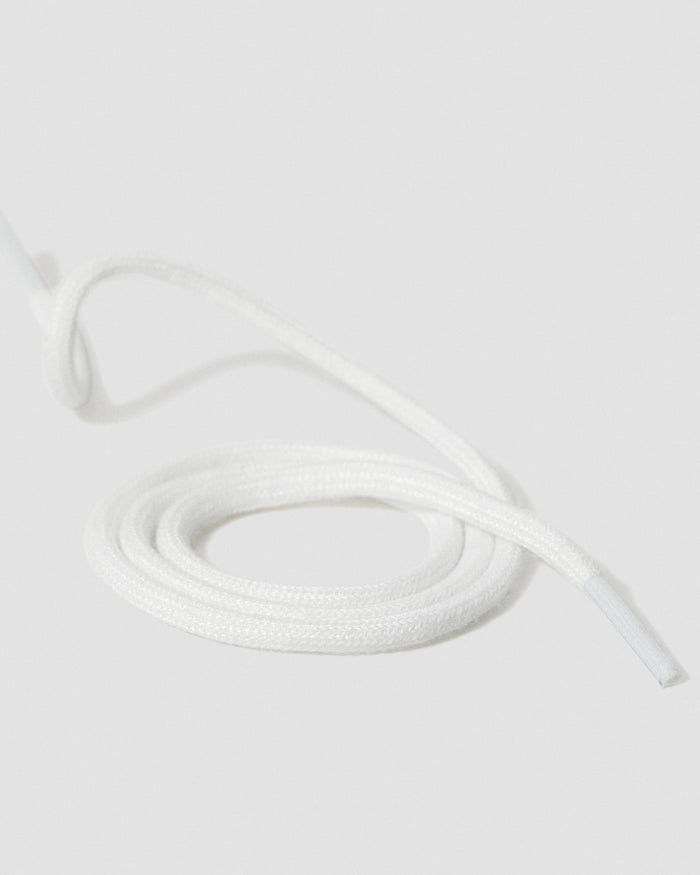 65cm White Lace (3-eye shoe)