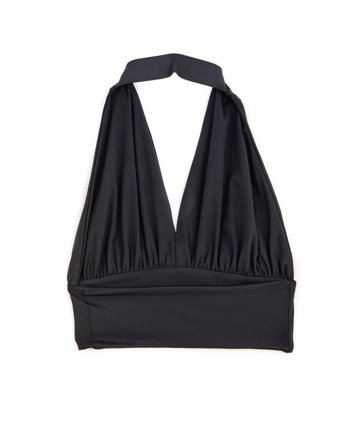 8apart Women Billie Black Halter Top Distressed/seasonal womens 8apart