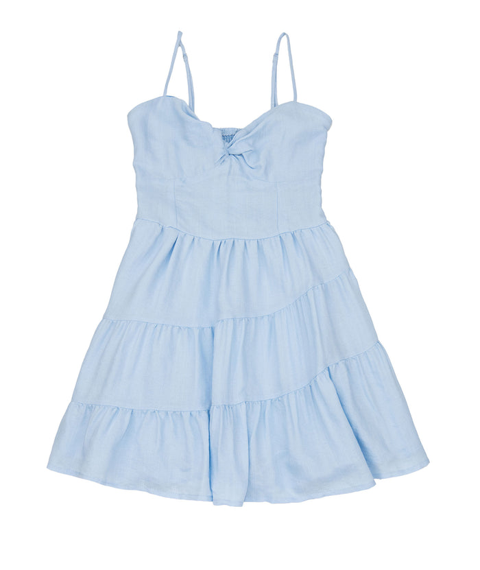8apart Women Cecilia Chambray Sundress Distressed/seasonal womens 8apart Light Blue Juniors/Women XS