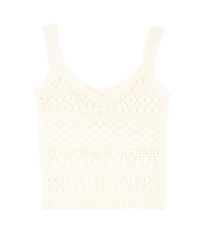 8apart Women Charlotte Ivory Sweater Tank Womens Casual Tops 8apart