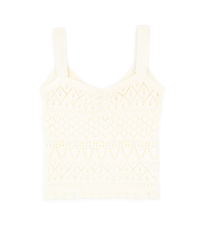 8apart Women Charlotte Ivory Sweater Tank Womens Casual Tops 8apart