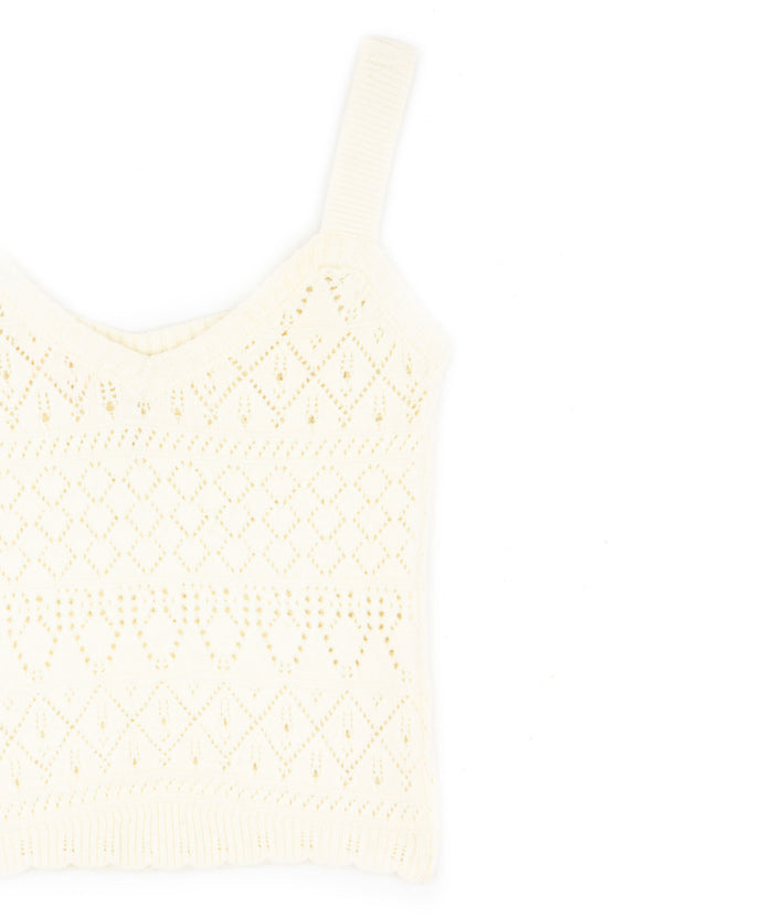 8apart Women Charlotte Ivory Sweater Tank Womens Casual Tops 8apart