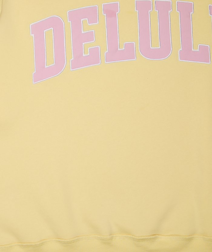 8apart Women Delulu Mock Neck Crew Sweatshirt Distressed/seasonal womens 8apart