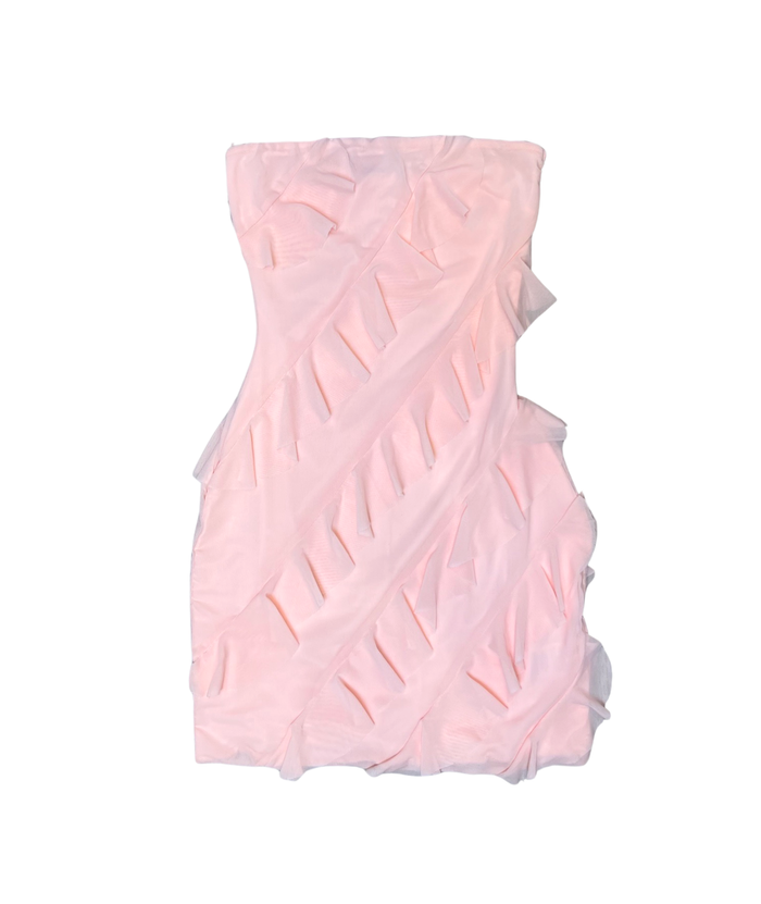 8apart Women Ever Ruffle Tube Mini Dress Womens Casual Dresses 8apart