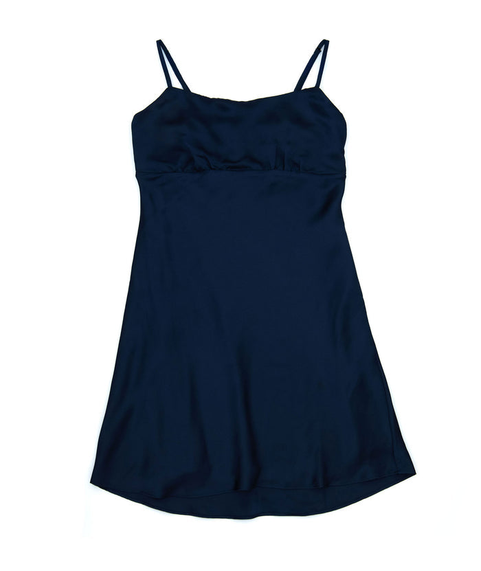 8apart Women Gabbie Satin Mini Dress Womens Casual Dresses 8apart Navy Juniors/Women S