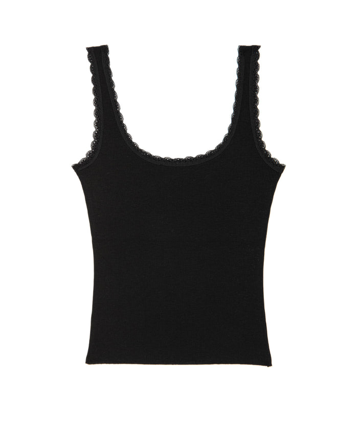8apart Women Gabby Lace Trim Tank Distressed/seasonal womens 8apart