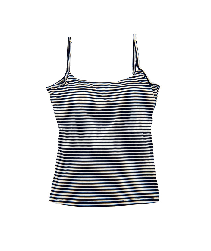 8apart Women Halo Stripe Bra Cami Womens Casual Tops 8apart Navy Juniors/Women S