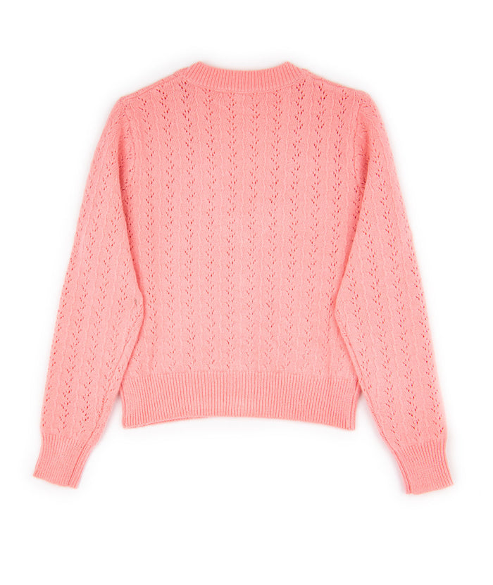 8apart Women Katy Pink Cardigan Distressed/seasonal womens 8apart