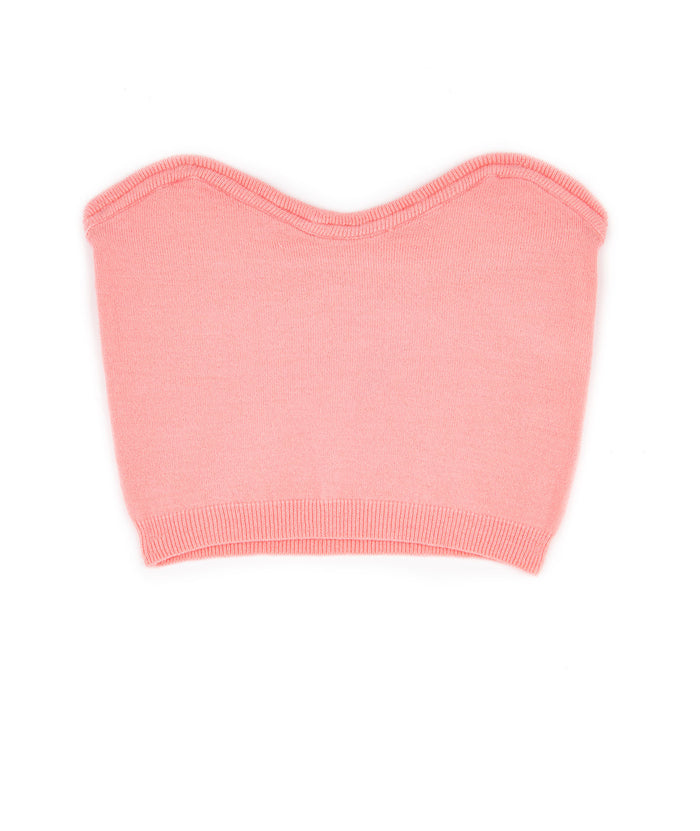 8apart Women Katy Pink Tube Top Distressed/seasonal womens 8apart Pink Juniors/Women XS
