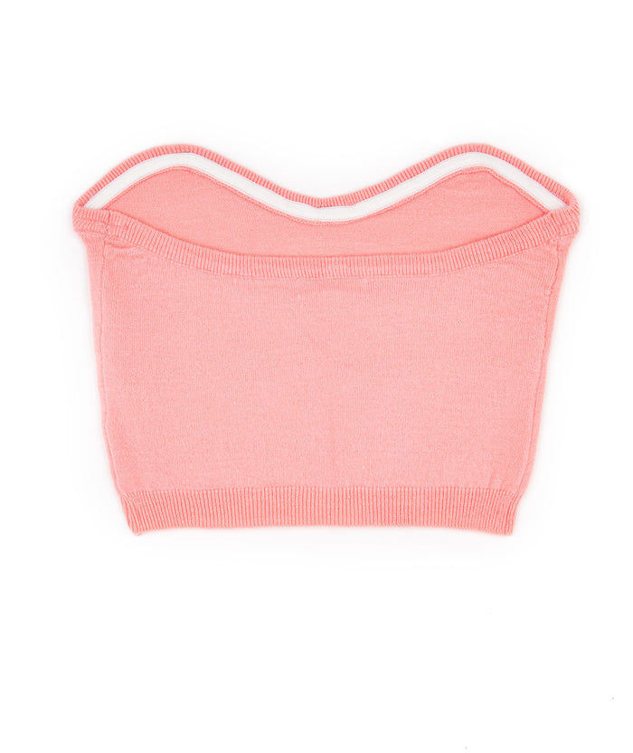 8apart Women Katy Pink Tube Top Distressed/seasonal womens 8apart