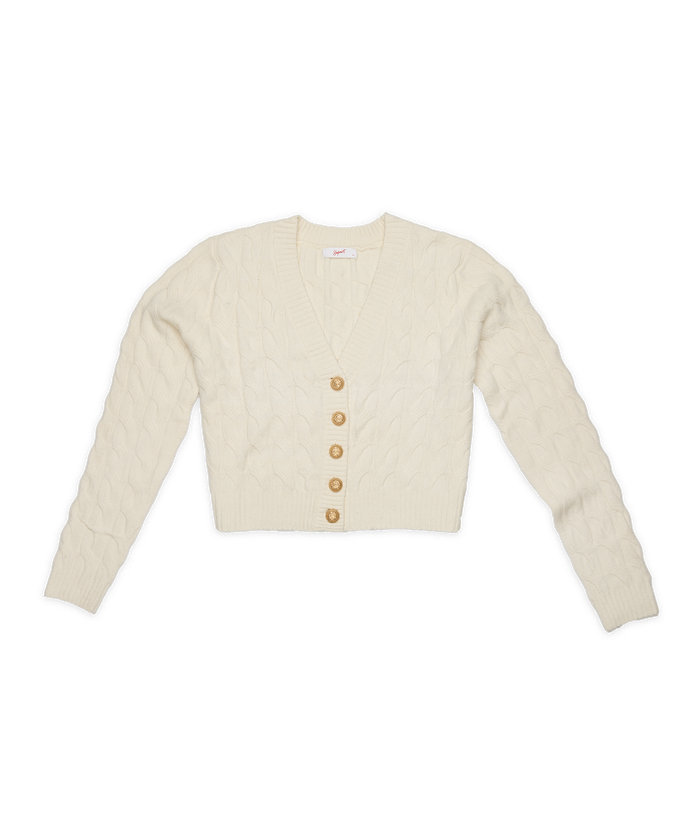 8apart Women Maisie Cable Cardigan Distressed/seasonal womens 8apart Ivory Juniors/Women S
