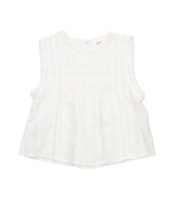 8apart Women Marin Eyelet Top Womens Casual Tops 8apart White Juniors/Women S