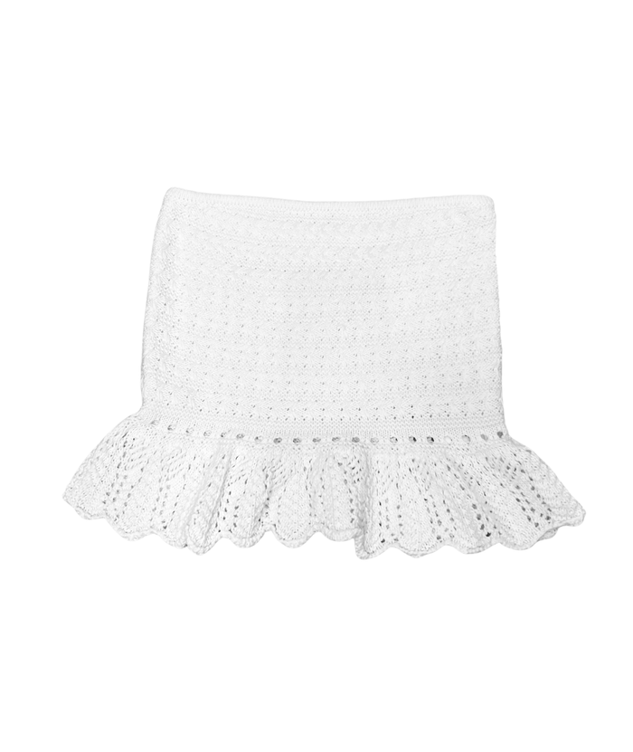 8apart Women River Crochet Tube Top Womens Casual Bottoms 8apart Ivory Juniors/Women S