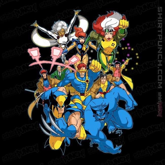 Secret_Shirts Magnets / 3"x3" / Black 90's Mutants