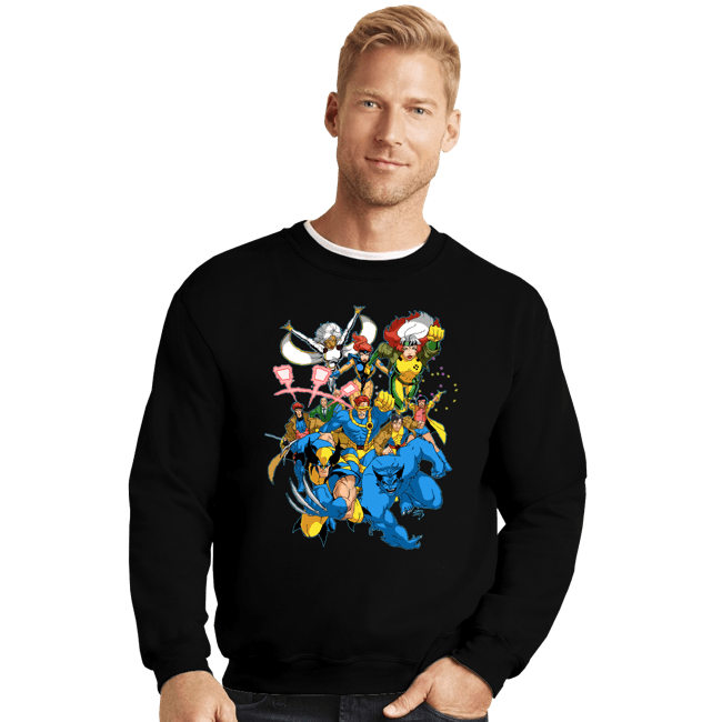 Crewneck Sweater, Unisex / Small / Black