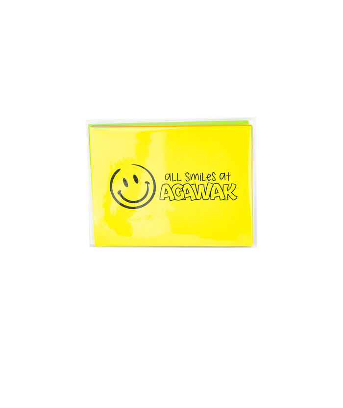 A Wink and a Nod Folded Neon Notecards Pack of 8 Distressed/seasonal accessories A Wink and a Nod
