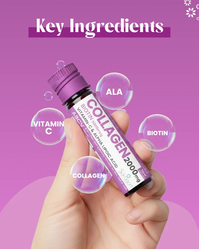 ABCV Liquid Collagen Shot 2000mg (Biotin 5000mg)