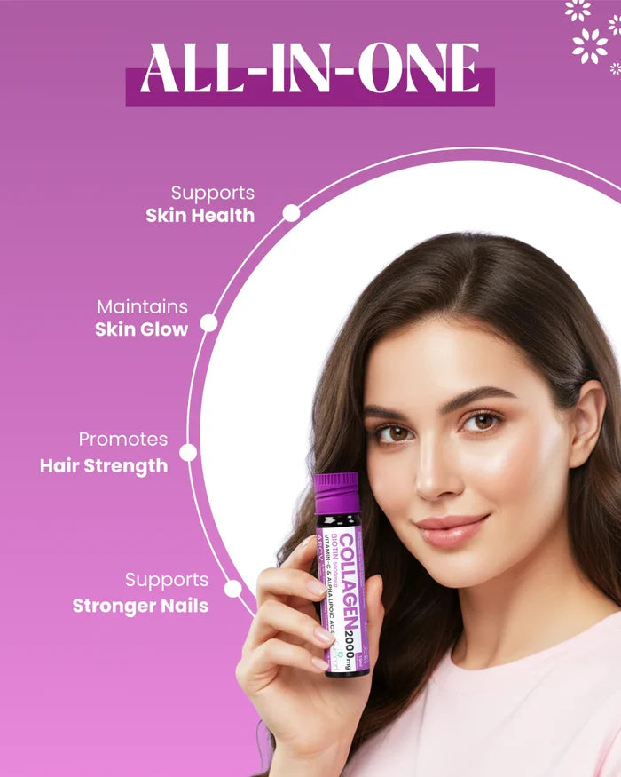 ABCV Liquid Collagen Shot 2000mg (Biotin 5000mg)