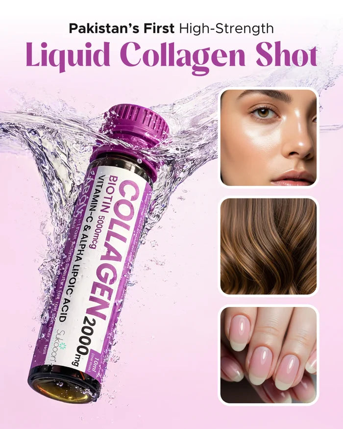 ABCV Liquid Collagen Shot 2000mg (Biotin 5000mg)
