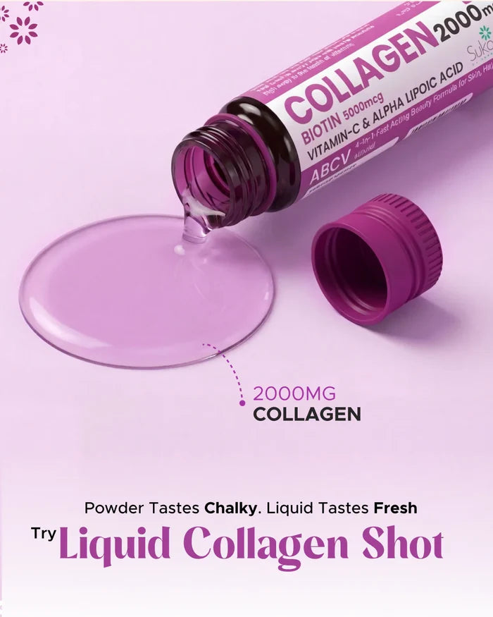 ABCV Liquid Collagen Shot 2000mg (Biotin 5000mg)
