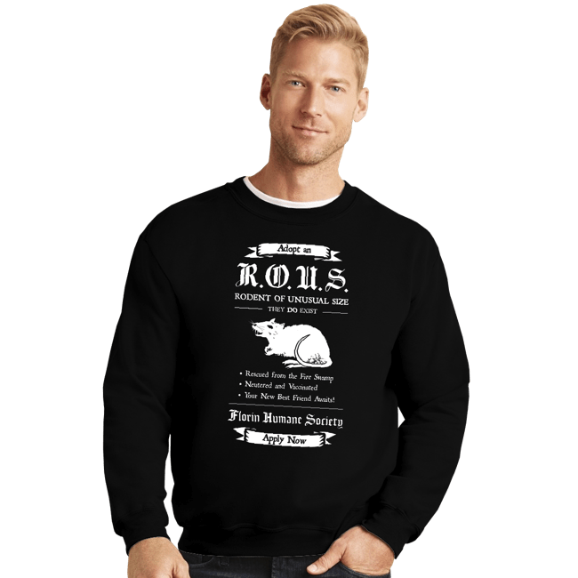 Crewneck Sweater, Unisex / Small / Black