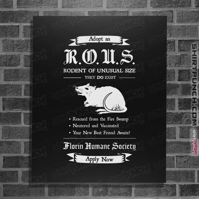 Posters / 4"x6" / Black