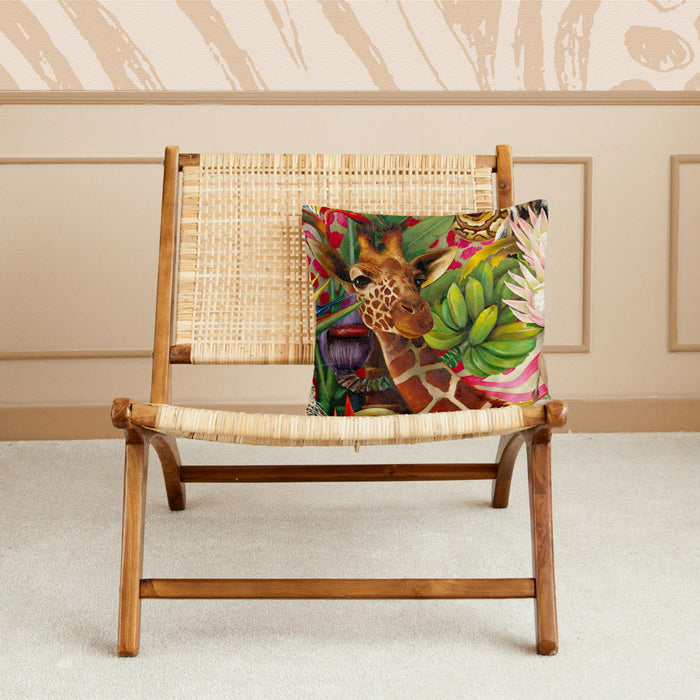 African Jungle Pillow Cover - Giraffe