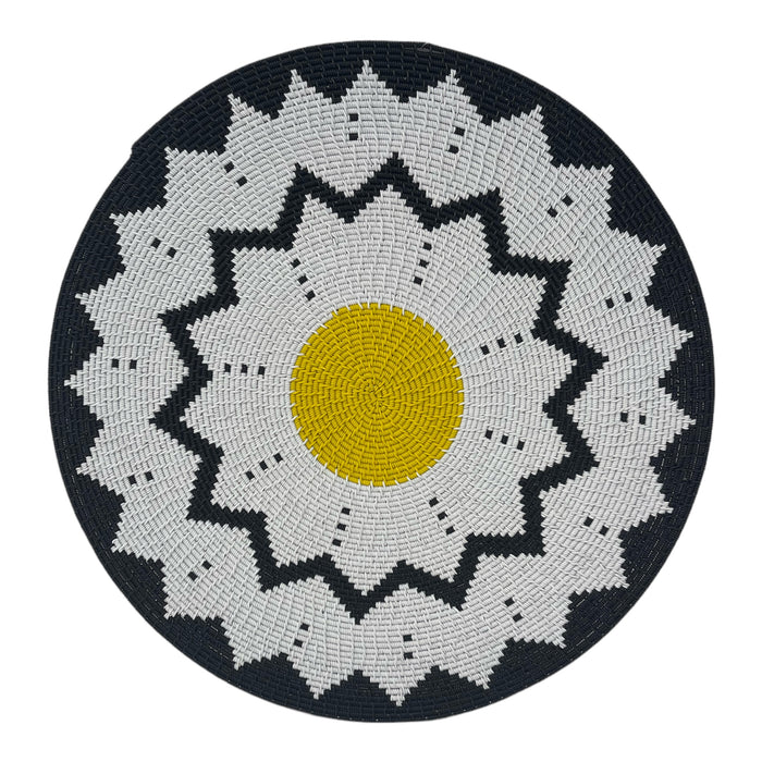 African Wire Coil Woven Platter