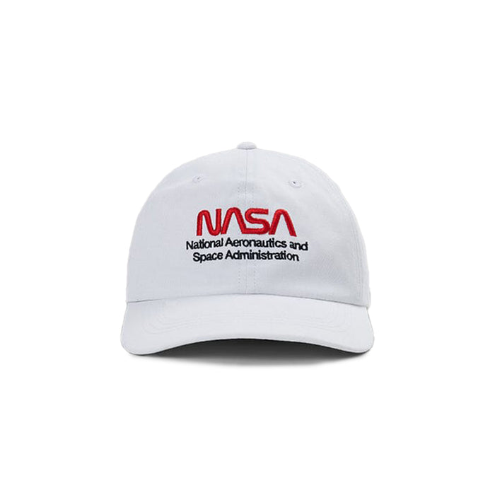 Alpha Industries NASA WORM LOGO CAP WHITE O S