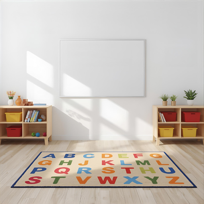 Alphabet Learning Area Rug