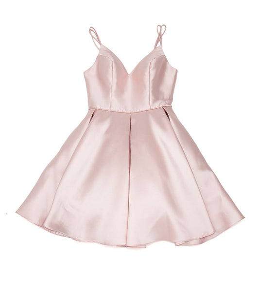 Alyce Women French Pink Fit and Flare Dress Girls Special Dresses Alyce Pink Juniors/Women 000