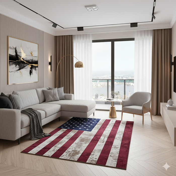 American Classic Flag Area Rug