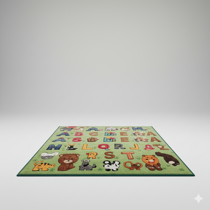 Animal Alphabet Area Rug