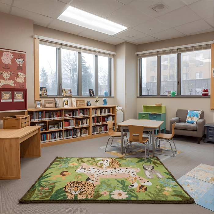 Animal Safari Area Rug