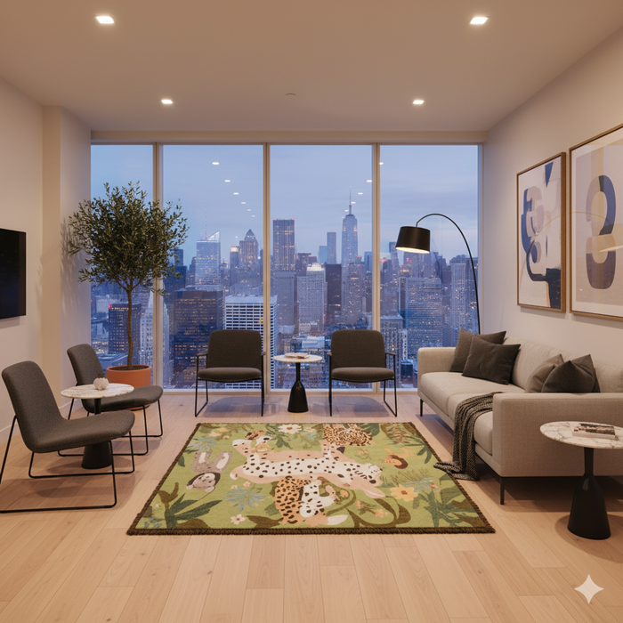 Animal Safari Area Rug