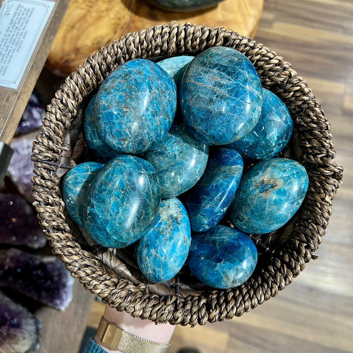Apatite Palm Stone